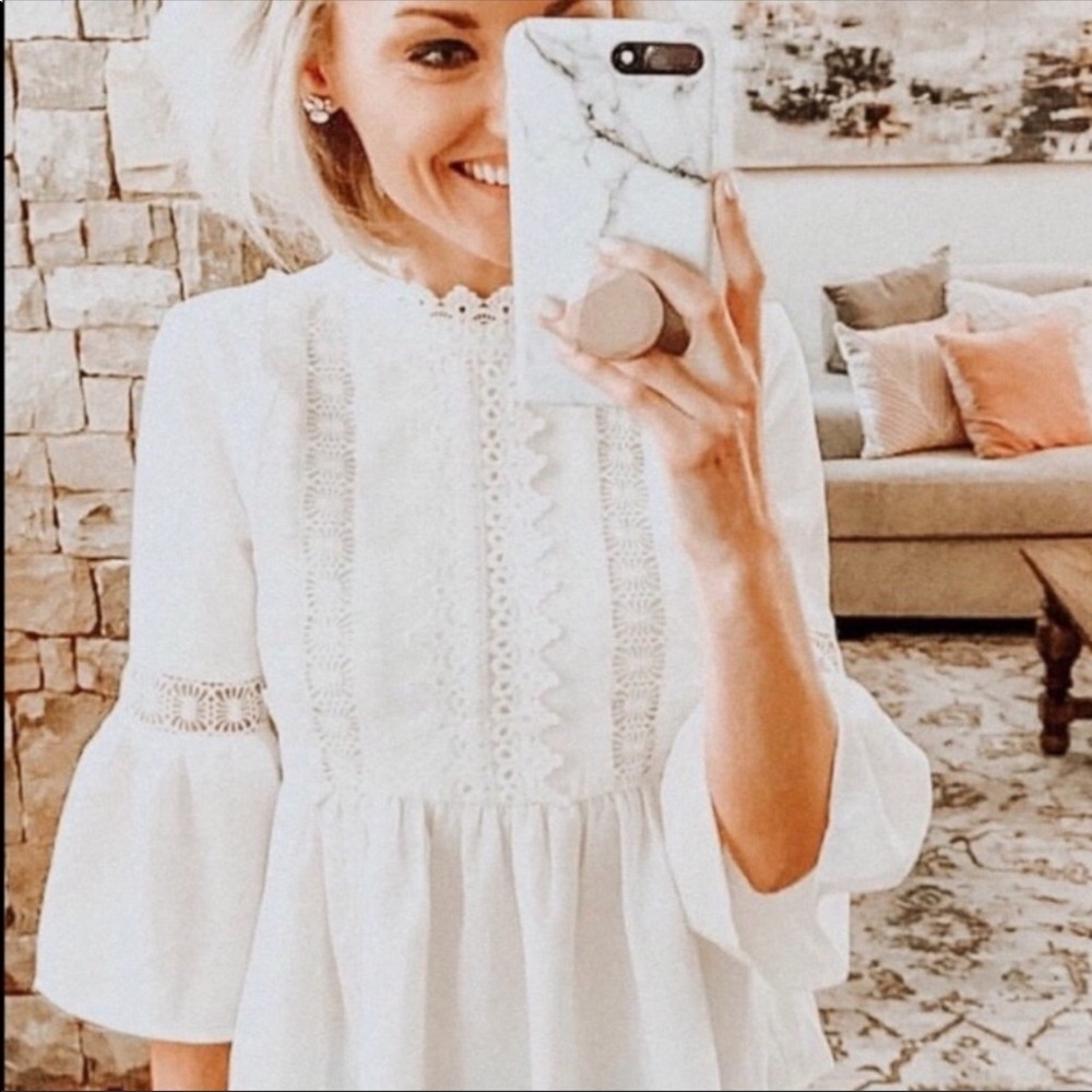Goodnight macaroon white blouse